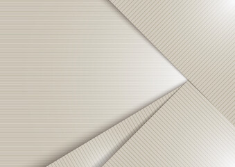 Abstract white shiny layer diagonal with stripes lines texture background