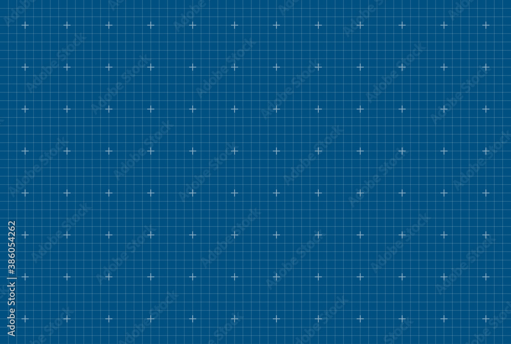 Poster blue lined military technical monitor background with division into sectors. empty grid with editabl