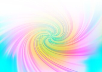 Fototapeta premium Light Multicolor, Rainbow vector glossy bokeh pattern.