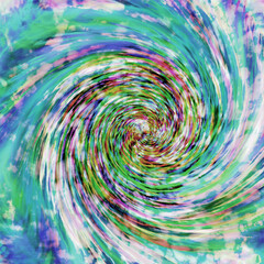 Shibori tie dye handmade repeat texture with watercolor mix pattern
