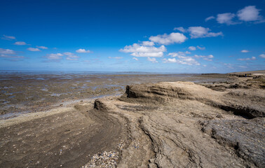 sand dunes and clouds
