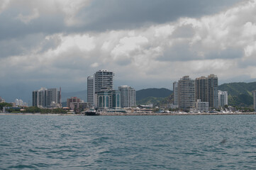 Naklejka premium Bahía de Santa Marta, Colombia