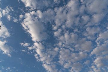 blue sky with clouds