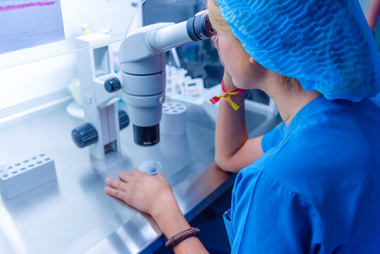 Scientist working in laboratory
