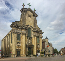 Fototapeta na wymiar Saints Peter and Paul Church in Mechelen, Belgium.