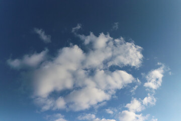 blue sky with clouds