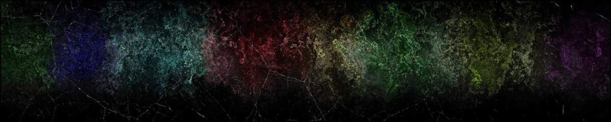 Abstract illustrated grunge panorama background design for your text