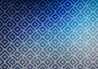Light BLUE vector texture with lines, rhombuses.