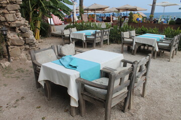restaurant in the beach