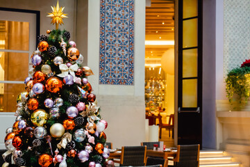 Christmas tree and Christmas decorations