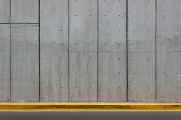 Pared de hormigón armado.