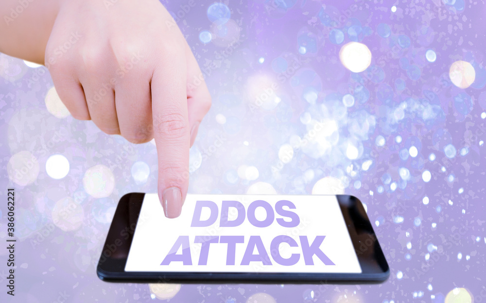 Poster text sign showing ddos attack. business photo text perpetrator seeks to make network resource unavai