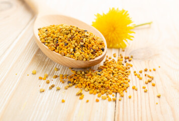 Bee Pollen, Perga, Flower Pollen Grains or Bee Bread
