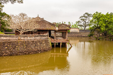 Vietnam, Hué, Thanh pho Hué citadel en verboden stad