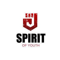 spirit of youth logo designs modern simple for foundation