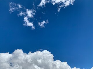 blue sky with clouds