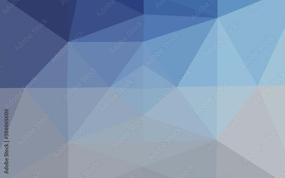 Wall mural light blue vector triangle mosaic texture.