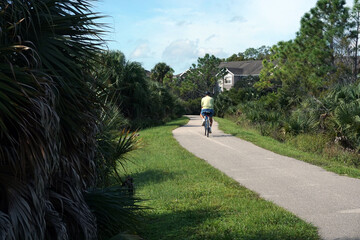 A Bike Path in a South Florida Park