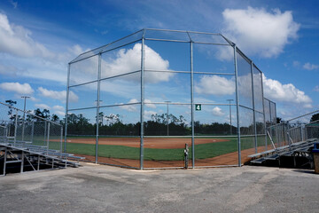 A Baseball Field in a Local Park