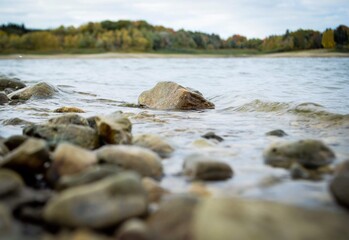 river and rocks
