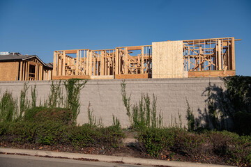 Framing on the other side of the wall