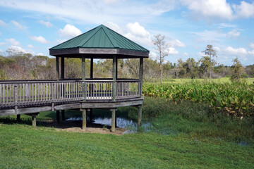 Scenic Overlook in a Nature Preserve