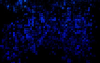 Dark BLUE vector background with rectangles.