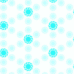 Fototapeta na wymiar The seamless pattern of the sun blue color and light blue background can be used as background, wallpaper, web and etc