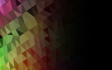 Light Multicolor, Rainbow vector low poly layout.