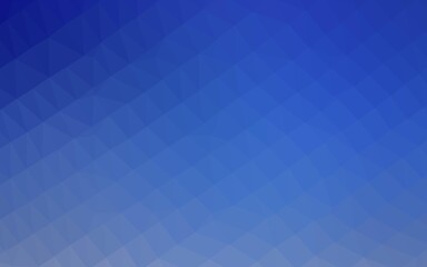 Fototapeta premium Light BLUE vector polygonal template.