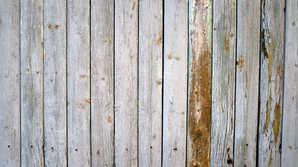 Obraz premium Weathered Wooden Fence Texture