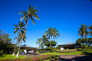 Fototapeta na wymiar Beach resort, Waikoloa, Big Island, Hawaii
