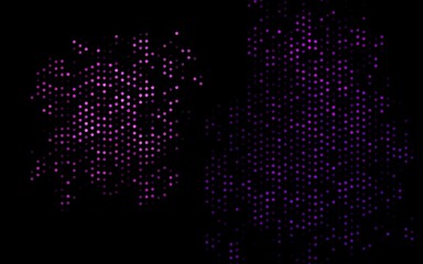 Dark Purple vector template with circles.