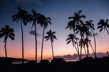 SUNSET AT Haleiwa Beach Park, North shore, Oahu, Hawaii
