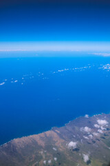 Aerial Maui island, Hawaii