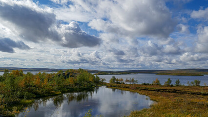 Fototapeta premium Teriberka and the Barents Sea, northern Russia