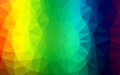 Light Multicolor, Rainbow vector low poly texture.