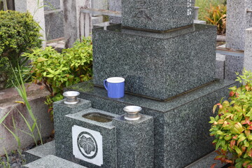 Time to visit the grave Higan Obon Japanese custom ancestor memorial service ohaka