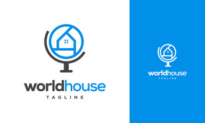 World House logo designs concept vector, Home Buy template