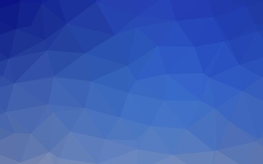 Light BLUE vector abstract mosaic backdrop.