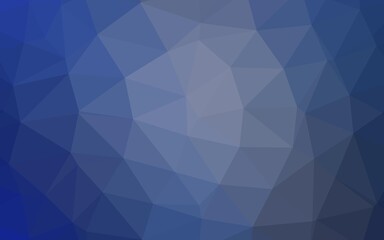 Obraz premium Light BLUE vector abstract mosaic backdrop.