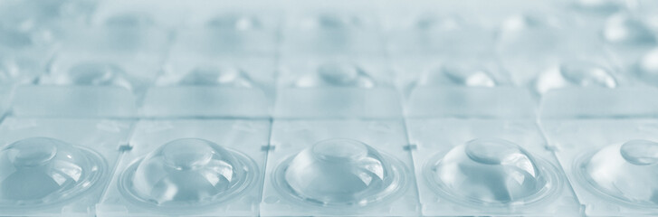 Few blister pack with new lenses