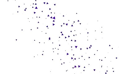 Light Purple vector backdrop with lines, triangles.