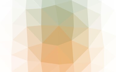 Obraz premium Light Green, Yellow vector abstract polygonal cover.