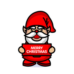 Cute gnome with Christmas costume