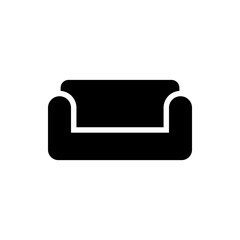 sofa icon vector flat style