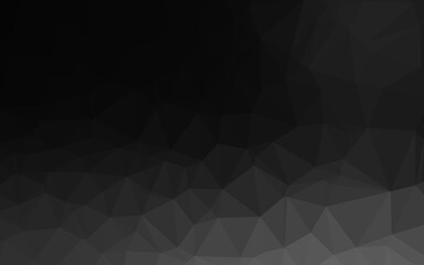 Obraz premium Dark Silver, Gray vector abstract polygonal layout.