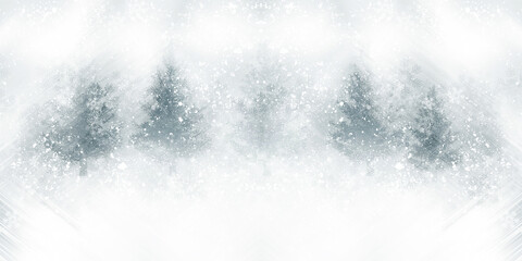 white snow blur abstract background. Bokeh Christmas blurred beautiful shiny Christmas lights