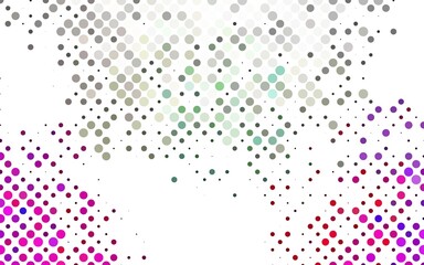 Light Multicolor, Rainbow vector pattern with spheres.