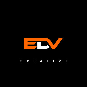 EDV Letter Initial Logo Design Template Vector Illustration	
